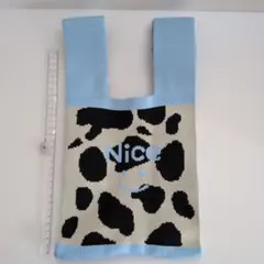 ミニミニストア　マルシェバッグ　ミニトート　ライトブルー