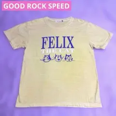 GOOD ROCK SPEED フィリックス半袖Tシャツ F 極美品 イエローのサムネイル