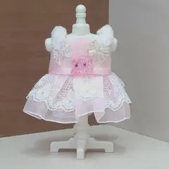 ミニチュアドール服　ゆめかわめんだこワンピース　女の子サイズ　ハンドメイド
