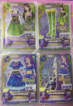 ★アイカツ★ 星座ドレス マーメイドピスケス プレミアムドレス4枚セット ☆アイカツ☆ 星座ドレス マーメイドピスケス プレミアムドレス4
