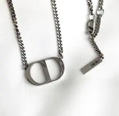 こ様専用 DIOR ディオール　CDアイコン ロゴ ネックレス　シルバー