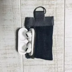 AirPods Proデニムケースカバーハンドメイド
