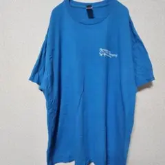 ギルダン 企業ロゴ 半袖クルーネックTシャツ XL 青 綿 ビッグサイズのサムネイル