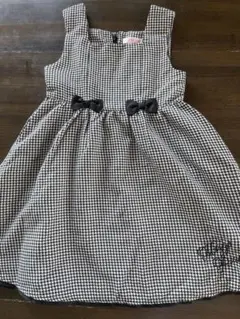 mezzo piano チェック柄ワンピース 130