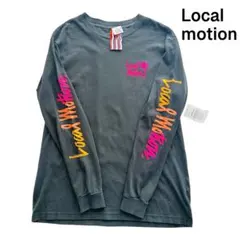 【新品】タグ付き　LOCAL MOTION ロンT Mサイズ　袖プリント　蛍光のサムネイル