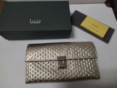 isola ギャルソン長財布 ゴールド1602 アイソラ