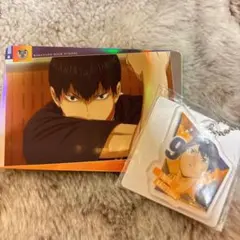 セリア 影山飛雄 ハイキュー キーホルダー カード セット