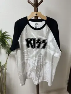 UNIQLO UT KISS Tシャツ 4XL ラグラン ビッグサイズ バンドT