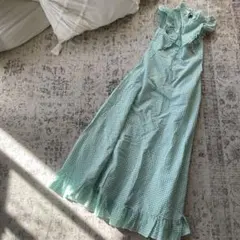 【SHEIN シーイン】ワンピース サイズS ミントグリーン ギンガムチェック
