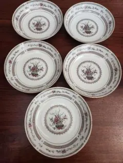 LAKLAIN 　CEYLON (レクライン セイロン)　　中皿5枚ヴィンテージ