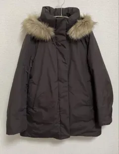 ユニクロ ハイブリッド　ダウンコート　L