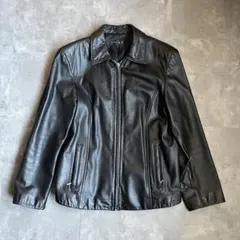 archive vintage Single leather blouson