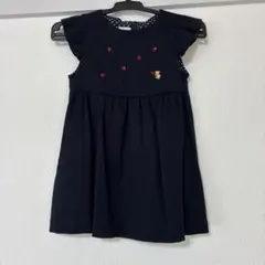 familiar ジャンバースカート 90 ネイビー