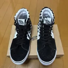 VANS SK8-HI チェッカーパターン ブラック/ホワイト