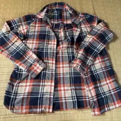 チェック柄 長袖シャツ M