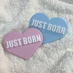 Just Born ニューボーンフォト 新生児フォト 誕生日プレート おしゃれ