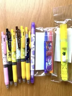 新品　SARASA ボールペン　メタモン　蛍光ペン　サラサ ポケモンセンターのサムネイル