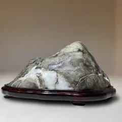 多層球 中国工芸 石製 鬼工球 回転球 透かし彫り 台座付 飾り置物
