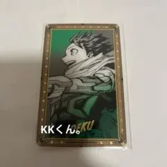 僕のヒーローアカデミア 原画展 箔押しクリアカードコレクション 緑谷出久