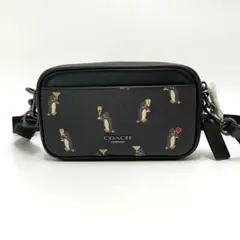 【未使用】コーチ ショルダーバッグ ブラック CCO65 美品 PVC レザー