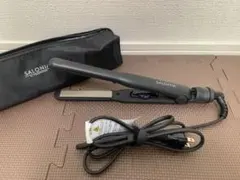 SALONIA ストレートヘアアイロン ブラック 収納ケース付き