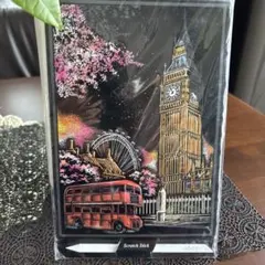 Lago Sakura Scratch Postcard Big Ben