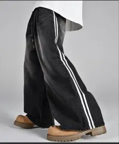 line track wide slacks / ライントラックワイドスラックスのサムネイル