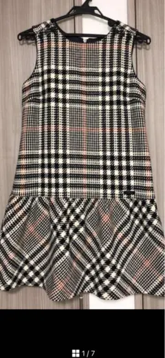 BURBERRY BLUE LABEL サイズ38 ギンガムチェックワンピース