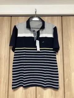 Lacoste ストライプポロシャツ 新品タグ付き