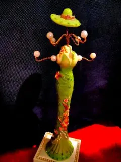 piearth アクセサリースタンド ドレス アンティーク ジュエリースタンド