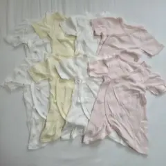 ユニクロ UNIQLO 短肌着 コンビ肌着 50-60 8枚セット 各4枚