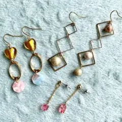 ピアス 3点 まとめ売り No.66