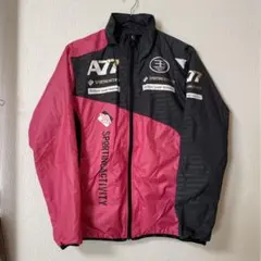 A77 スポーツ ウィンドブレーカー ピンク/黒