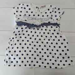 Branshes 水玉模様 ワンピース 90