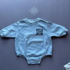OOTI BEBE ライトブルー ロンパースのサムネイル