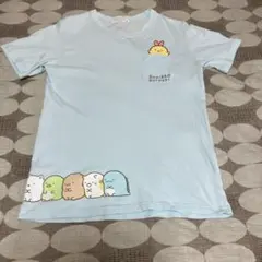 Sumikko gurashi ポケットTシャツ 水色 Sのサムネイル