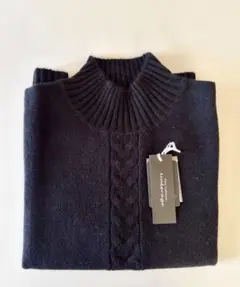 CASHMERE ブラック ハイネック セーター M