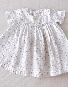 小花柄 半袖フレアワンピース