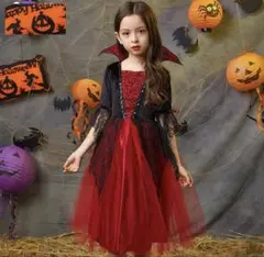 ハロウィン 仮装 子供　吸血鬼　魔女　悪魔 コスプレ衣装　女の子　ドラキュラ
