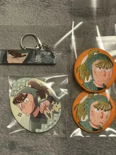 中在家長次 忍たま乱太郎 缶バッジ アクリルキーホルダー