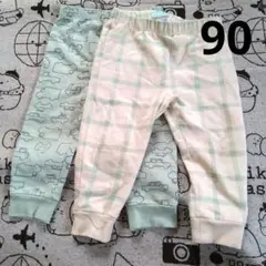 ベビー服 パンツ 85〜90cm相当 2枚セット　ズボンのサムネイル