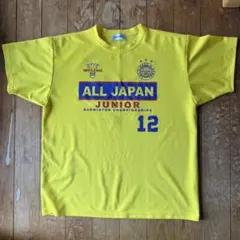 YONEX　Tシャツ　L　黄色