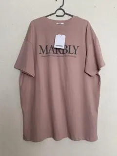 大きいサイズ　LILOU MIEUX チュニックTシャツ ピンク　3Lのサムネイル
