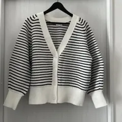 PLST プラステ　ボーダーガーディガンのサムネイル