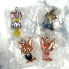 ズートピア2 めじるしアクセサリー セミコンプリート ４個