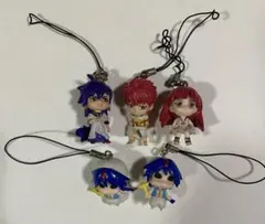 らき☆すた コスプレ根付け 戦国武将之巻 4点セット こなた かがみ