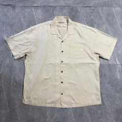 Tommy Bahama アロハシャツ ビスコース XXL イエロー 開襟のサムネイル