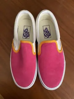 VANS ピンクスリッポン