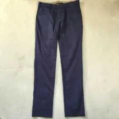 未使用に近い　現行　インコテックス　チノパン　インディゴブルー　ワンポイント