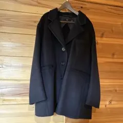 ユニクロ　+J カシミア混　ウールショートコート